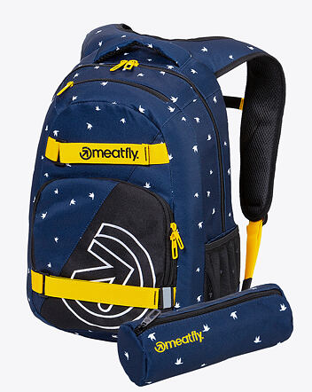 Batoh Meatfly Exile 5 + PERAČNÍK ZADARMO, I - Birds Dark Navy