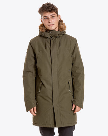 Pánska zimná bunda Meatfly Lars Parka, Army Green