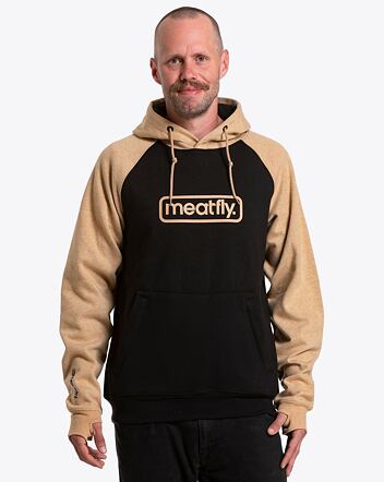 Pánska technická mikina Meatfly Gravel, Mustard / Black
