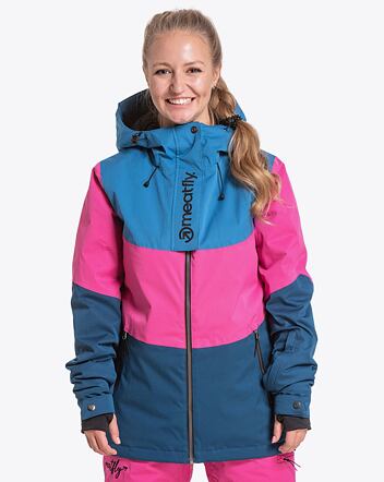 Dámska SNB & SKI bunda Meatfly Kirsten Premium, Blue