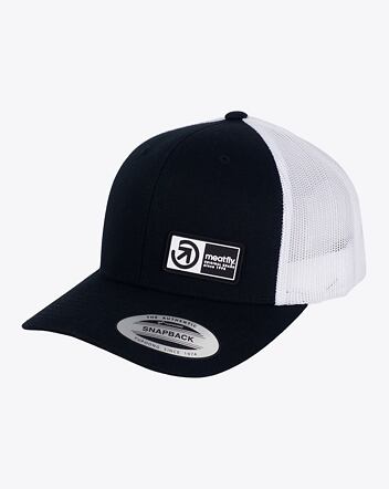 Šiltovka Meatfly Big Shock Foam Trucker, Black/White