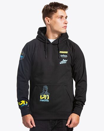 Pánska technická mikina Meatfly Gravel, Black Dakar