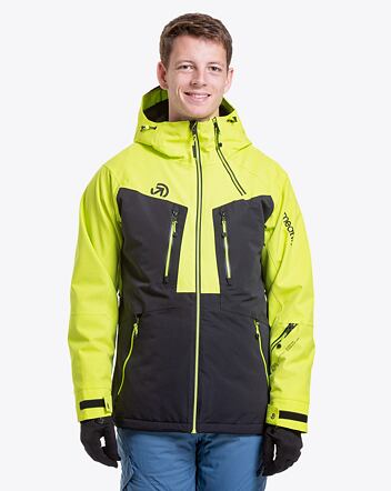 Pánska SNB & SKI bunda Meatfly Cronos, Acid Lime/Black
