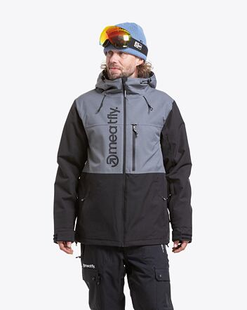Pánska SNB & SKI bunda Meatfly Manifold, Dark Grey/Black