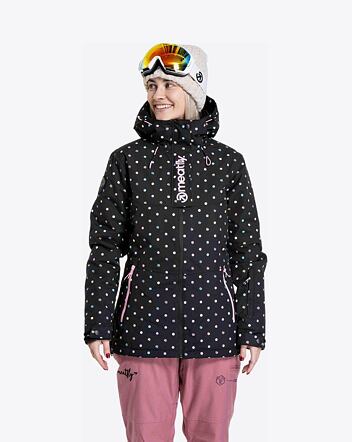 Dámska SNB & SKI bunda Meatfly Kirsten, Dusty Color Dots