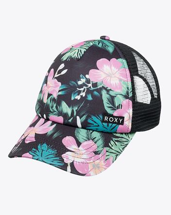 Detská šiltovka Roxy Honey Coconut, Anthracite Shadow Floral