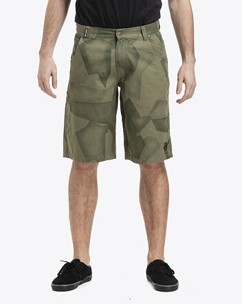 Meatfly Bobber 19 Shorts, C - Olive Shade Mono