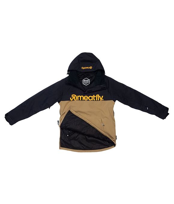 Pánska SNB & SKI bunda Meatfly Slinger, Tan/Black