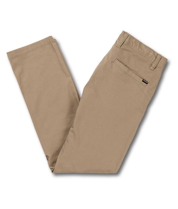 Pánske nohavice Volcom Frickin Modern Stret, Kaki