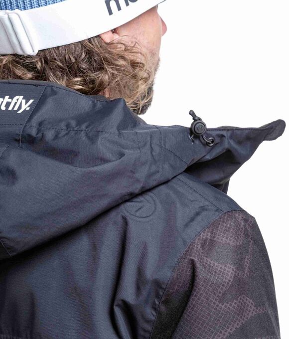 Pánska SNB & SKI bunda Meatfly Manifold, Morph Black