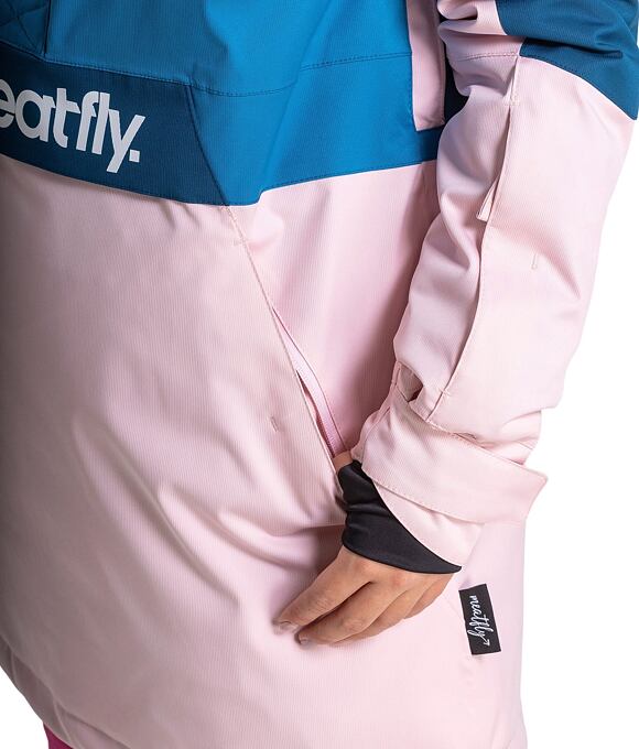 Dámska bunda SNB & SKI bunda Meatfly Aiko Premium, Powder Pink