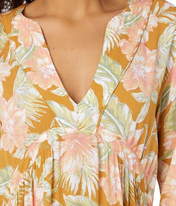 Dámske šaty Rip Curl Always Summer Kaftan, Gold