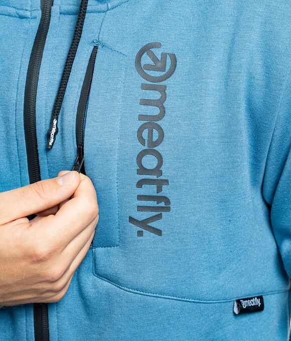 Pánska technická mikina Meatfly Lightyear, Slate Blue
