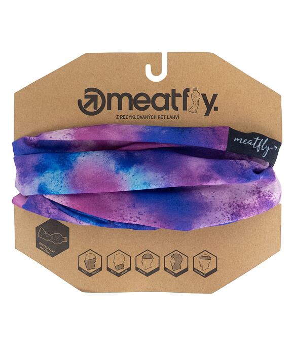 Šatka Meatfly Cody, Purple Aquarel