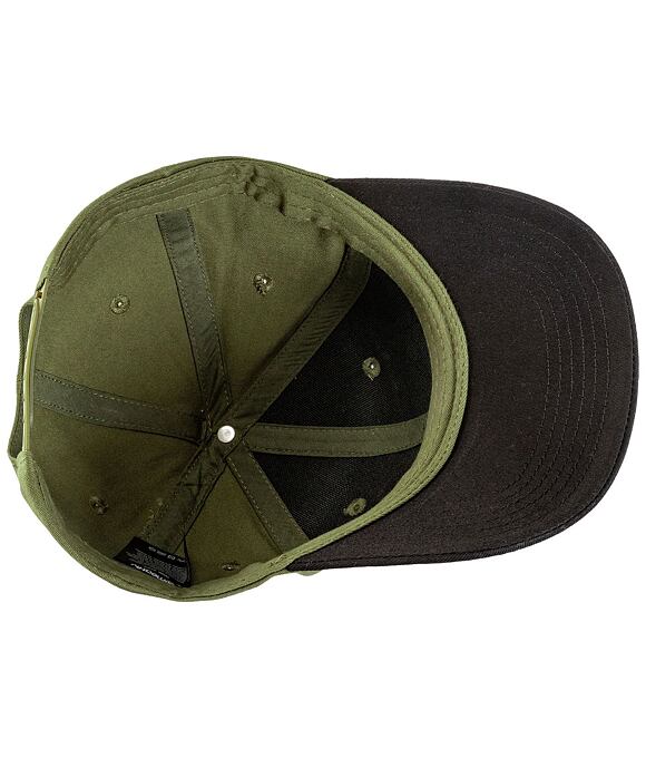 Šiltovka Meatfly Wayne Flexfit, Basic Logo Olive / Black