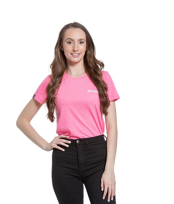 Dámske tričko Meatfly Cordie, Neon Pink