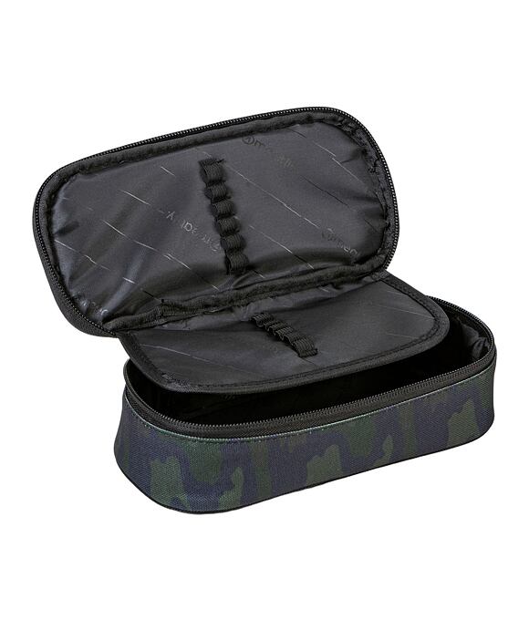 Peračník Meatfly Pencil Case, Black/Rampage Camo