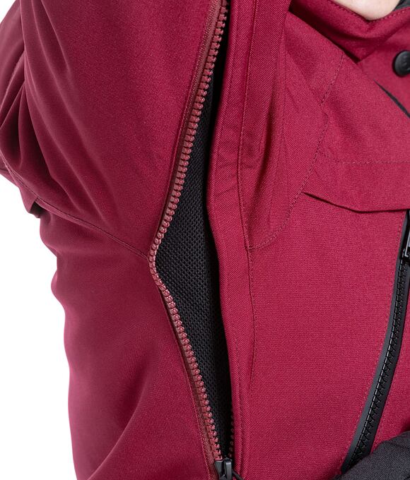 Dámska SNB & SKI bunda Meatfly Terra, Beet Red