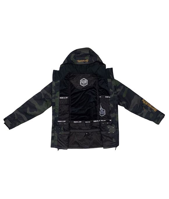 Pánska SNB & SKI bunda Meatfly Shader, Rampage Camo