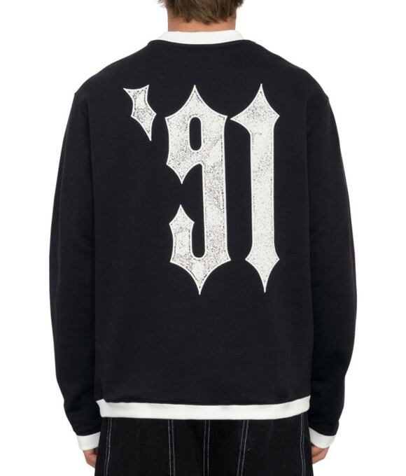 Pánska mikina Volcom Skate Vitals G Taylor Crew, Black