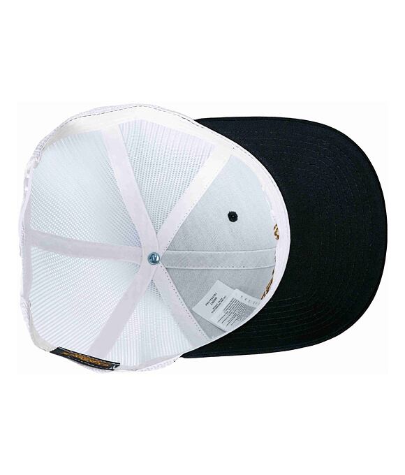 Šiltovka Meatfly Setty Trucker, Wood / Black / White