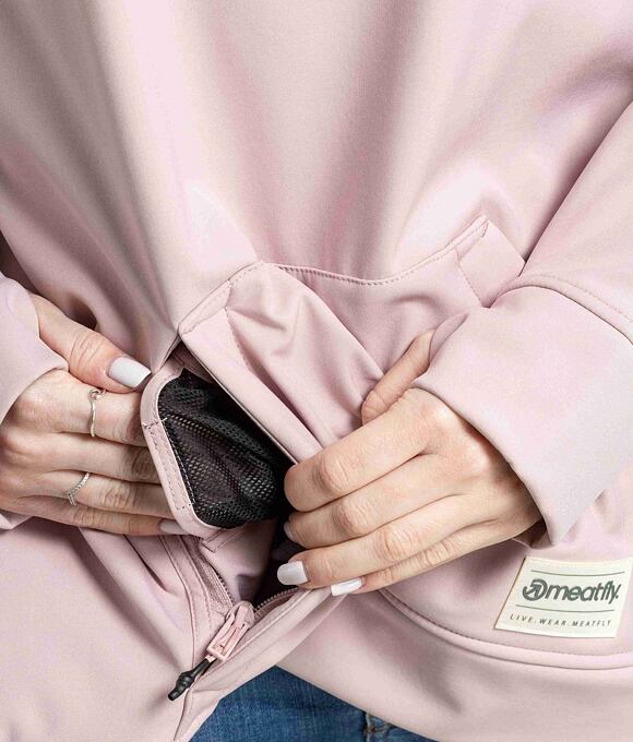 Dámska softshell bunda Meatfly Alita, Maue