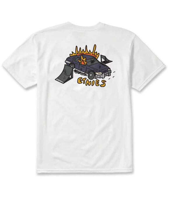 Pánske tričko Etnies On Fire Tee, White
