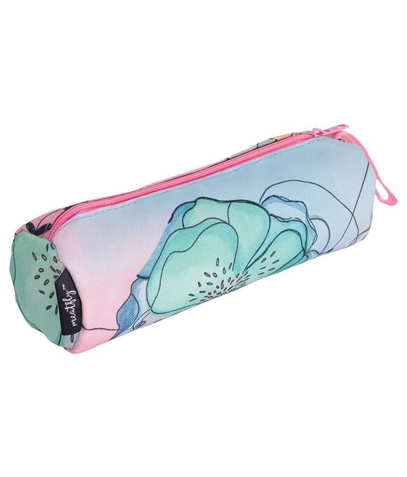Puzdro Meatfly X Pura Vida Basic Case, Mint Flowers