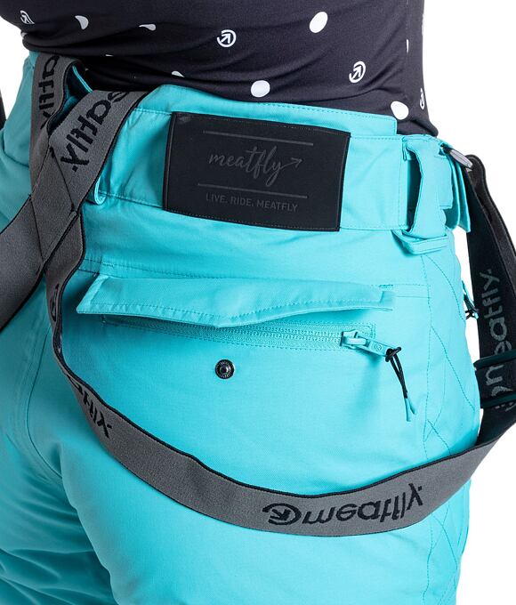 Dámske SNB & SKI nohavice Meatfly Foxy, Turquoise