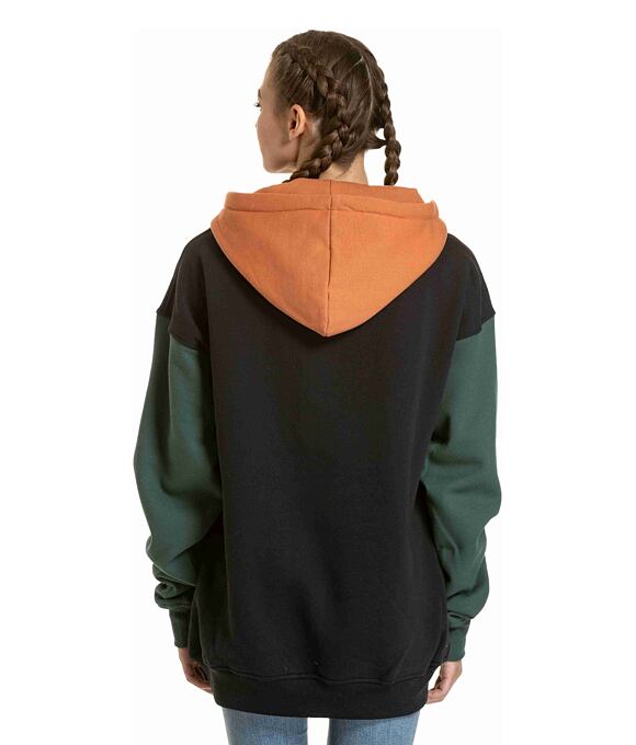 Unisex mikina Meatfly Fry, Green / Sunbrun