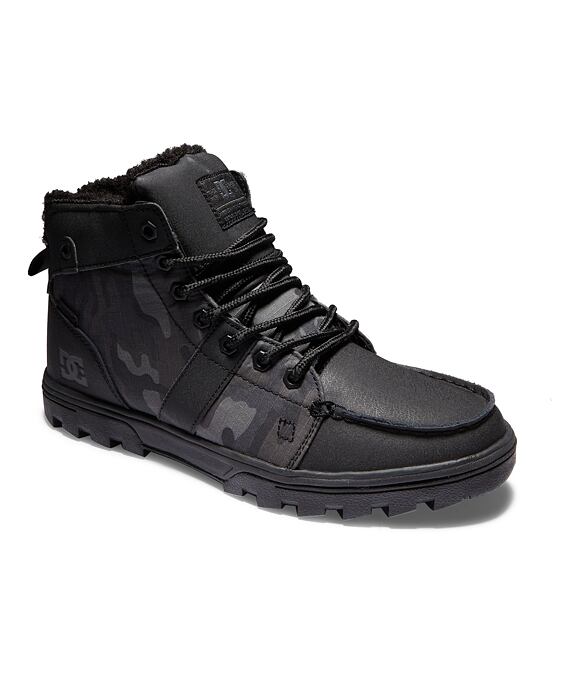 Pánske topánky DC Shoes Woodland, Black/Black/Black Print