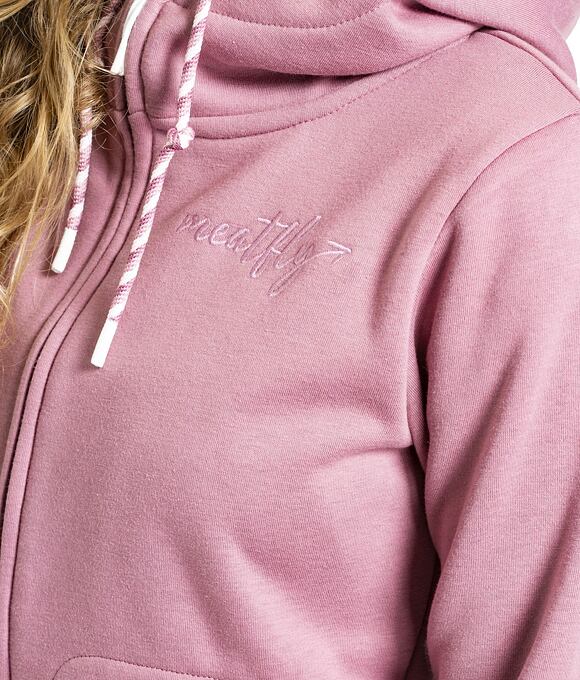 Dámska technická mikina Meatfly Omni, Dusty Rose