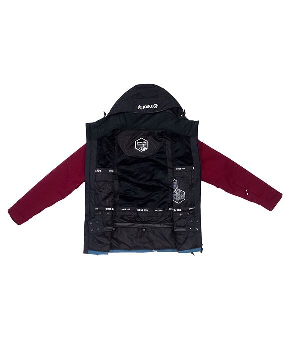 Pánska SNB & SKI bunda Meatfly Manifold, Beet Red/Slate Blue