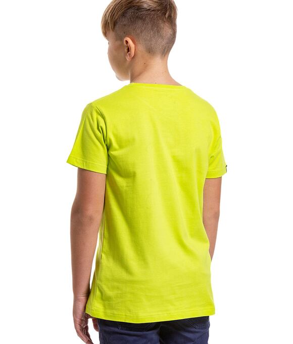Detské tričko Meatfly Sharky, Safety Yellow