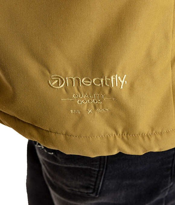 Pánska zimná bunda Meatfly Nils Parka, Golden Olive
