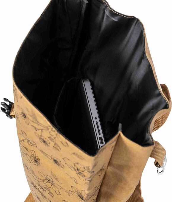 Papierový batoh Meatfly Vimes, Blossom Brown, 11 L