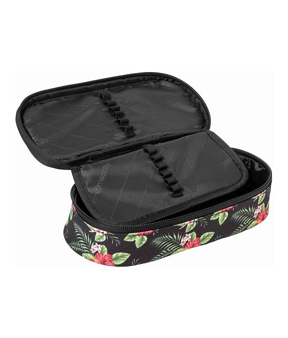Púzdro Meatfly Pencil Case, Tropical Black
