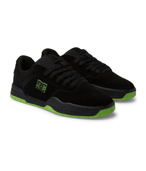 Pánske topánky DC Shoes Central, Black/Lime Green