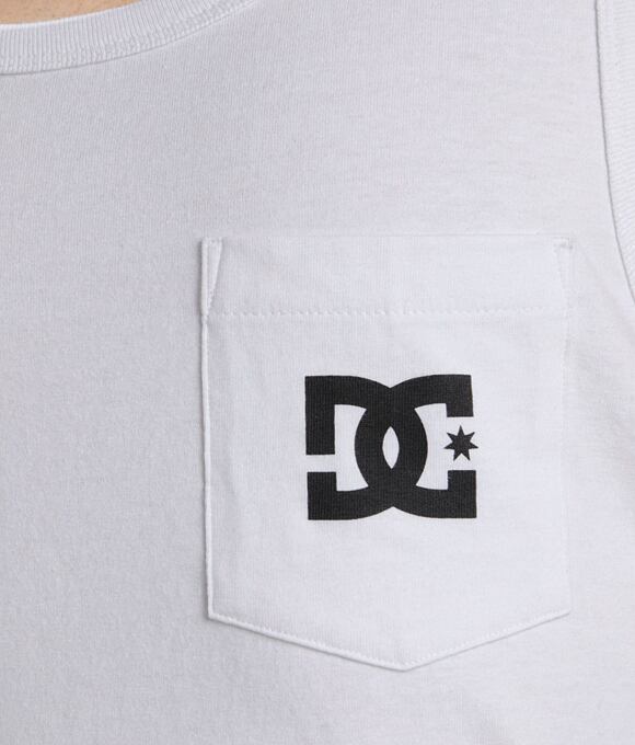 Pánske tričko DC Shoes DC Star Pocket Tt, White