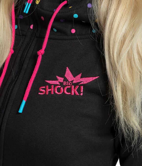 Dámska technická mikina Meatfly Alisha, Pink Big Shock