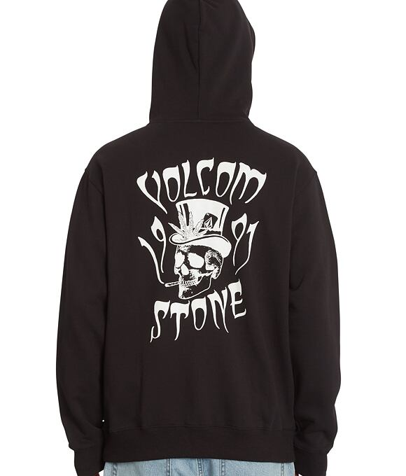 Pánska mikina Volcom Extends Zip Fleece, Black