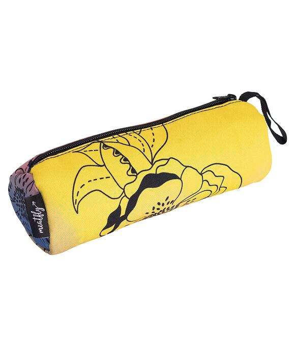 Puzdro Meatfly X Pura Vida Basic Case, Peach Flowers