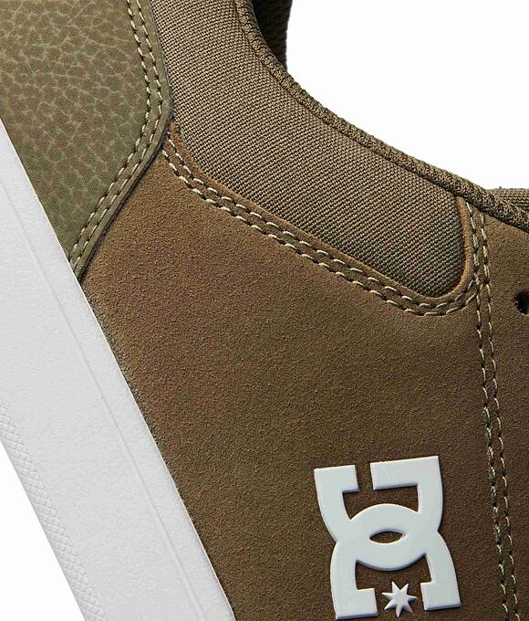 Pánske topánky DC Shoes Crisis 2, Olive / White