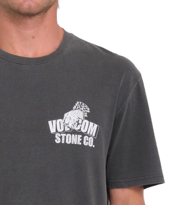 Pánske tričko Volcom Stone Force Co Pw Sst, Black