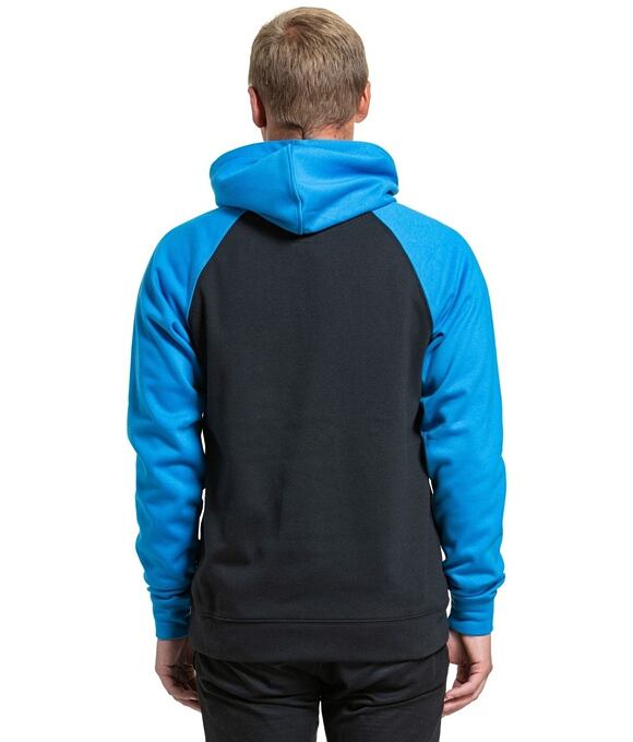 Pánska technická mikina Meatfly Gravel, Bright Blue / Black