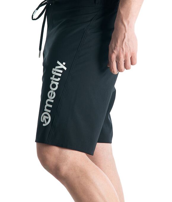 Pánské plavky Meatfly Mitch Boardshorts 21, Black