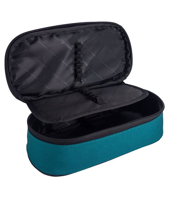 Púzdro Meatfly Pencil Case, Petrol Mossy/Dark Jade