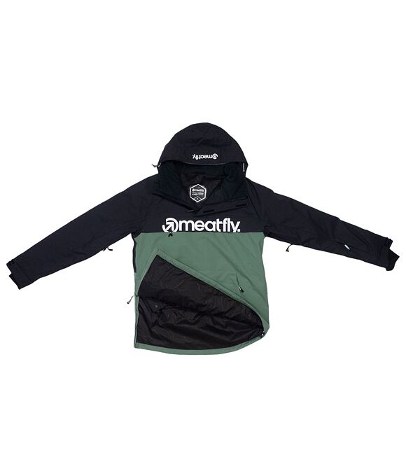 Pánska SNB & SKI bunda Meatfly Slinger, Sea Spray/Black