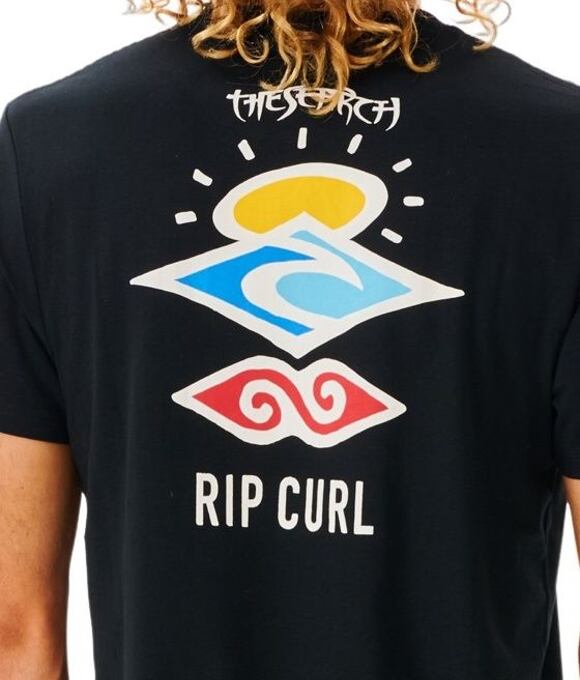 Pánske tričko Rip Curl Search Icon, Black
