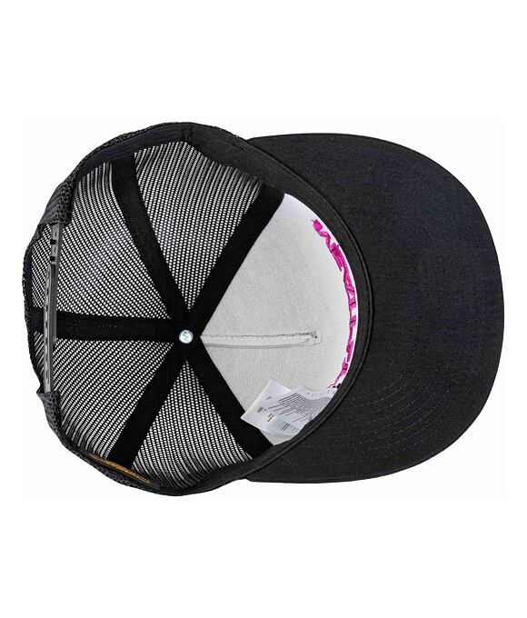 Šiltovka Meatfly Percy Trucker Snapback, Magenta / Black